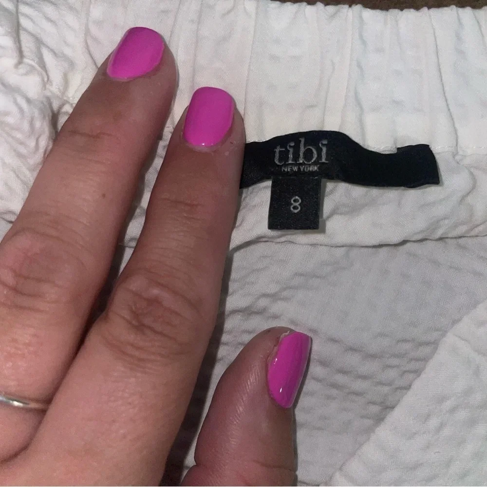 Tibi White Off The Shoulder Top‎ Size 8